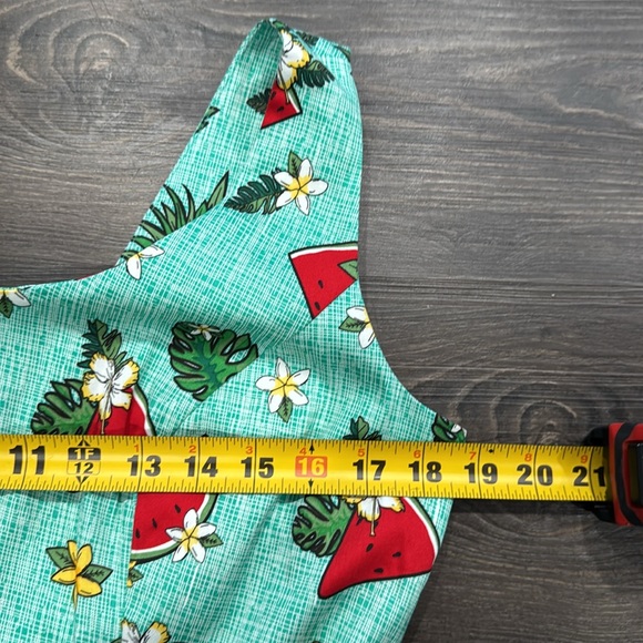 NWT Collectif London Ines Tropical Fruit Pencil Dress Size Large UK 14 US 10 NEW - Picture 4 of 13